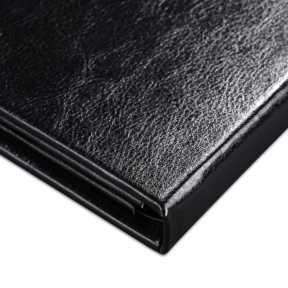 Yescom 4.25x11 PU Leather Menu Covers Set(5) 2-View