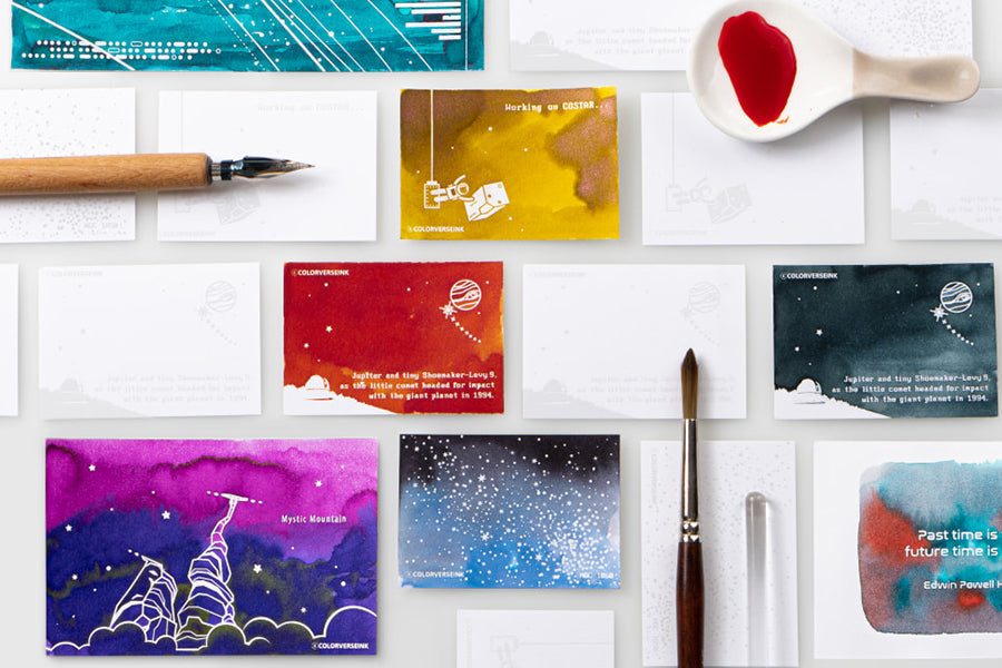 Colorverse Ink Art Cards - Hubble (Size A)