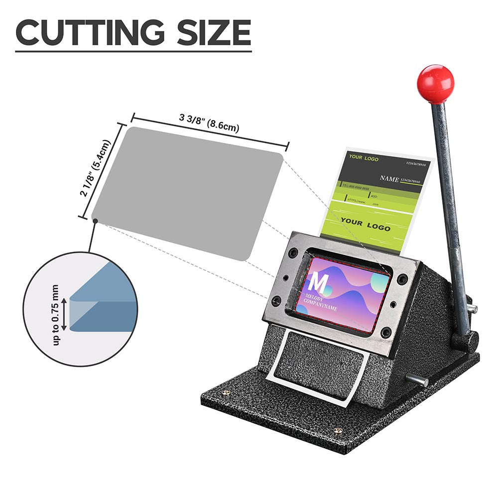 Yescom Heavy Duty Business Name ID Card Die Cutter