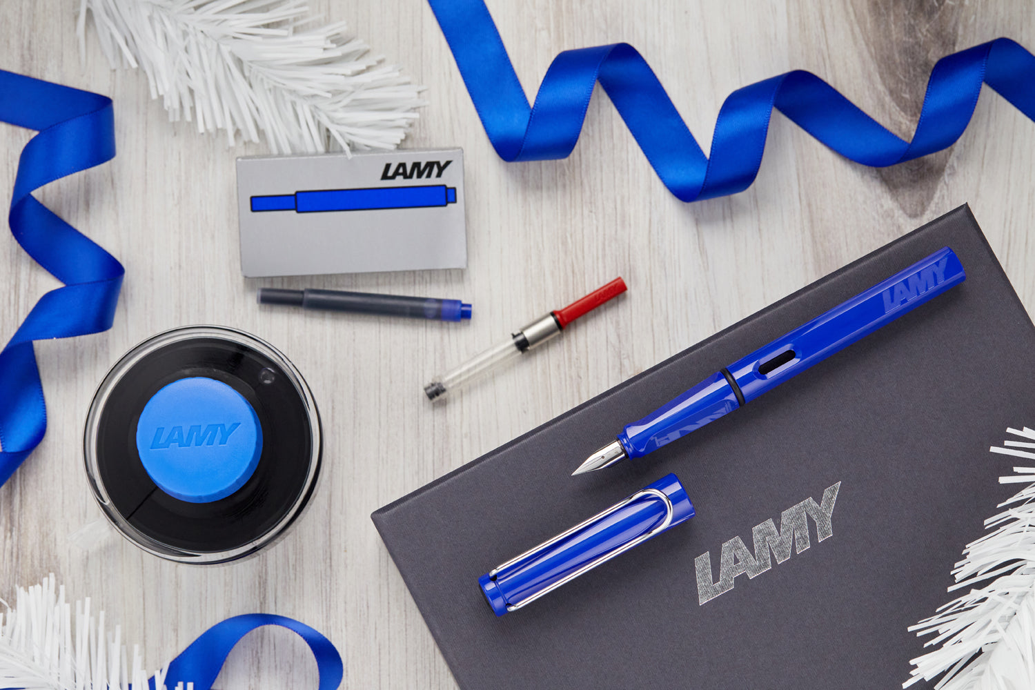 LAMY safari & bottled ink gift set - blue