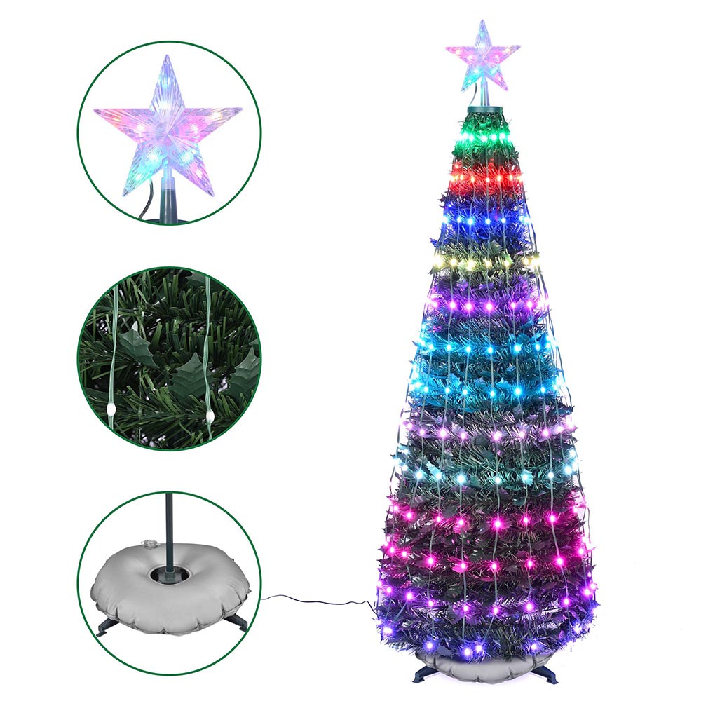 Yescom Pre-lit Artificial Christmas Tree Remote & APP Control