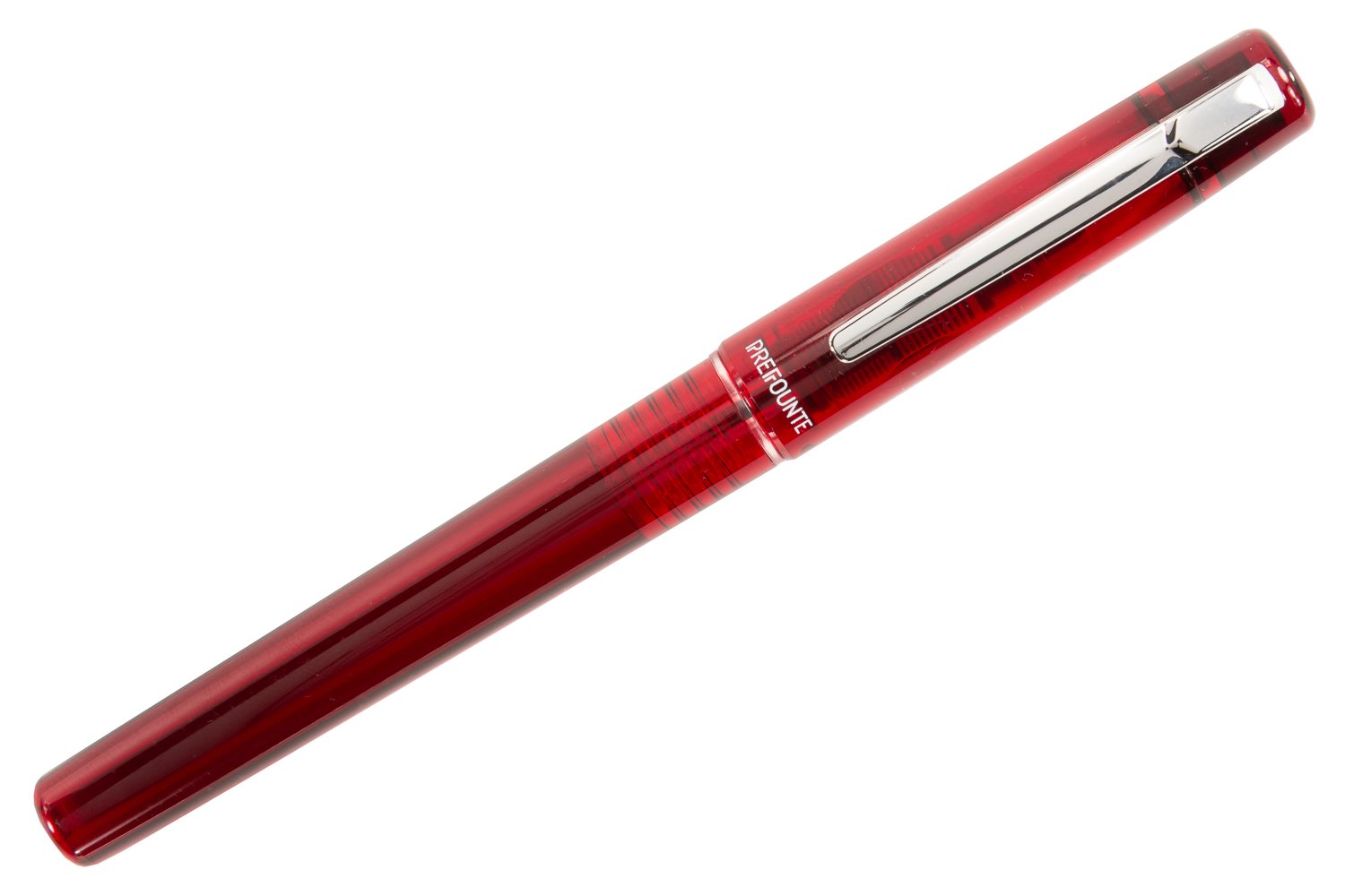 Platinum Prefounte Fountain Pen - Crimson Red