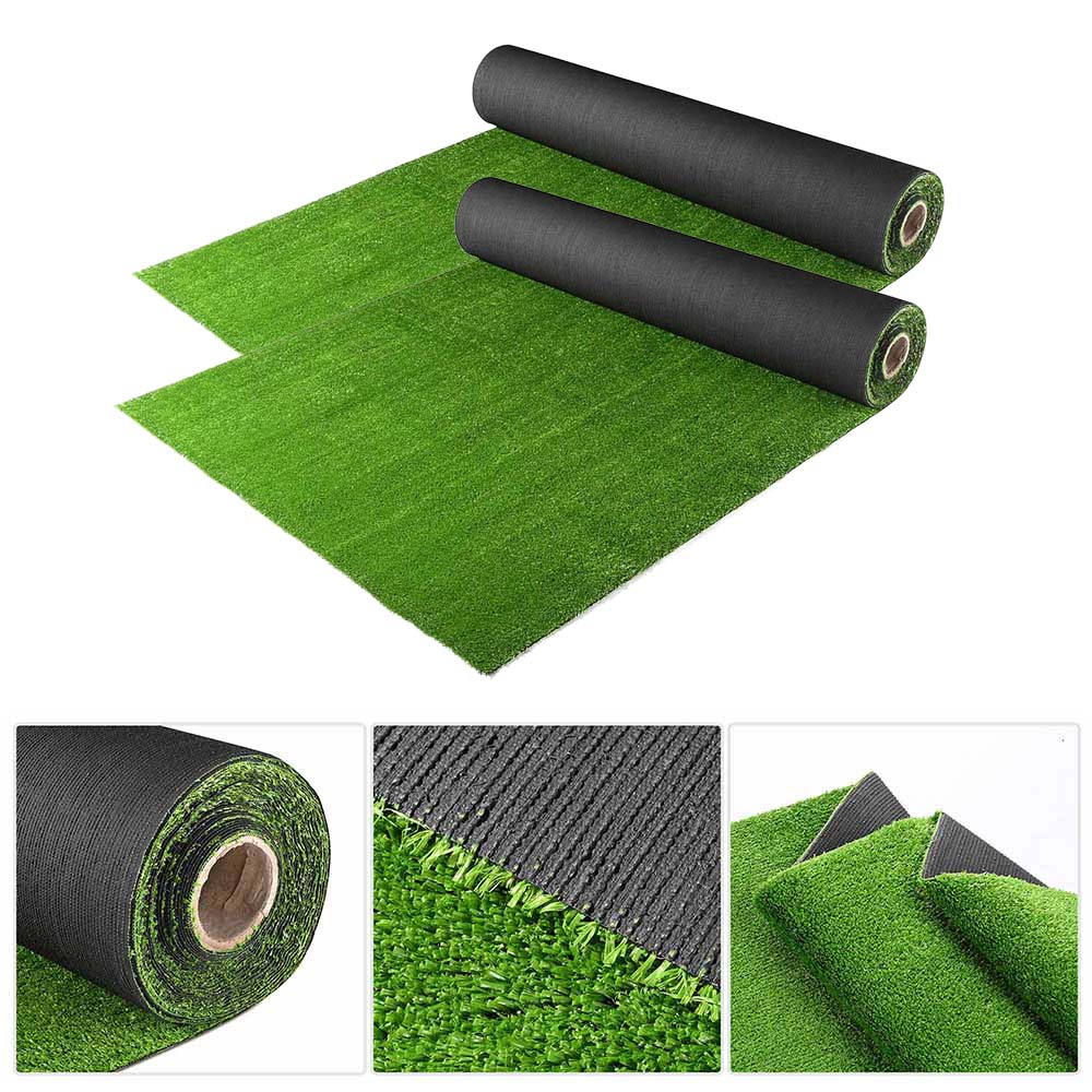 Yescom 65'x10' Artificial Grass Turf Patio Carpet Mat (2x)65x5ft