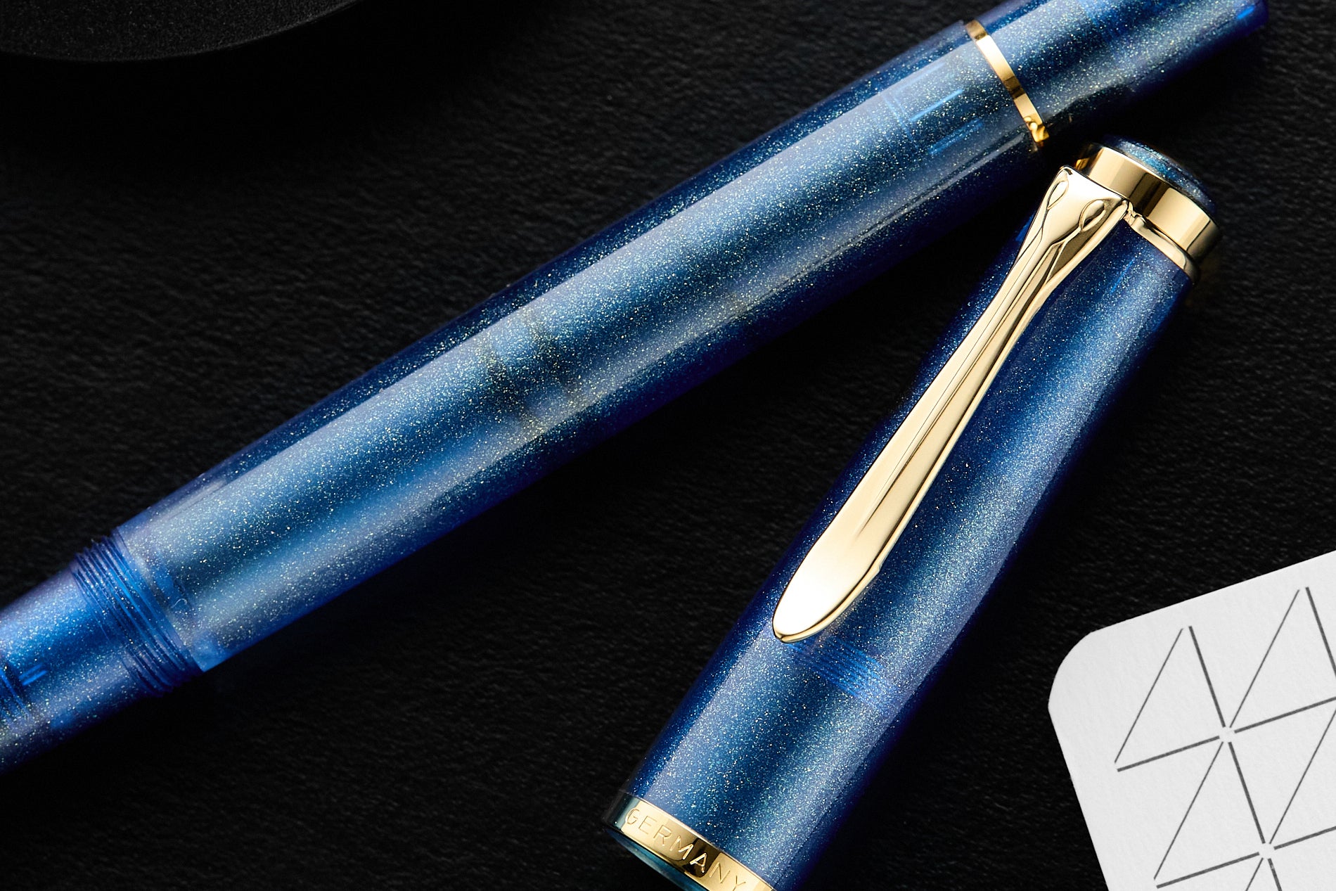 Pelikan M200 Fountain Pen - Golden Lapis (Special Edition)