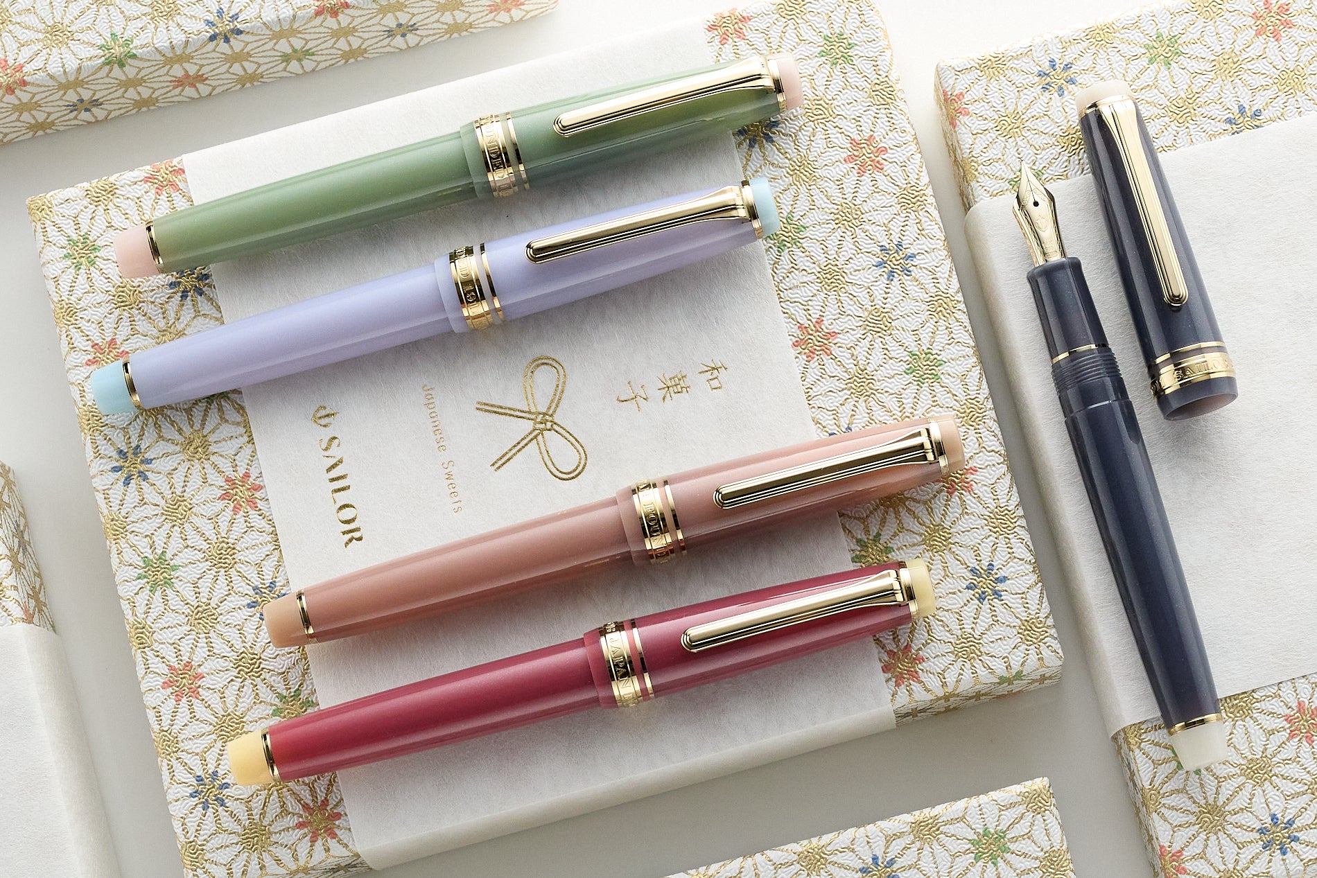 (Bottom Shelf) Sailor Pro Gear Slim Fountain Pen Set - Manju (Limited Edition)