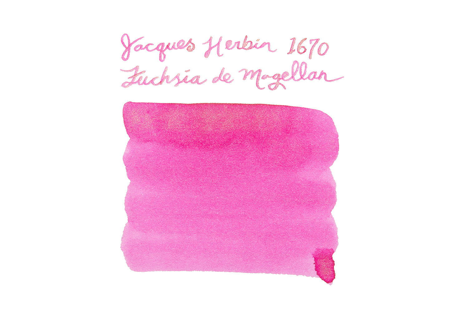 Jacques Herbin 1670 Fuchsia de Magellan - Ink Sample