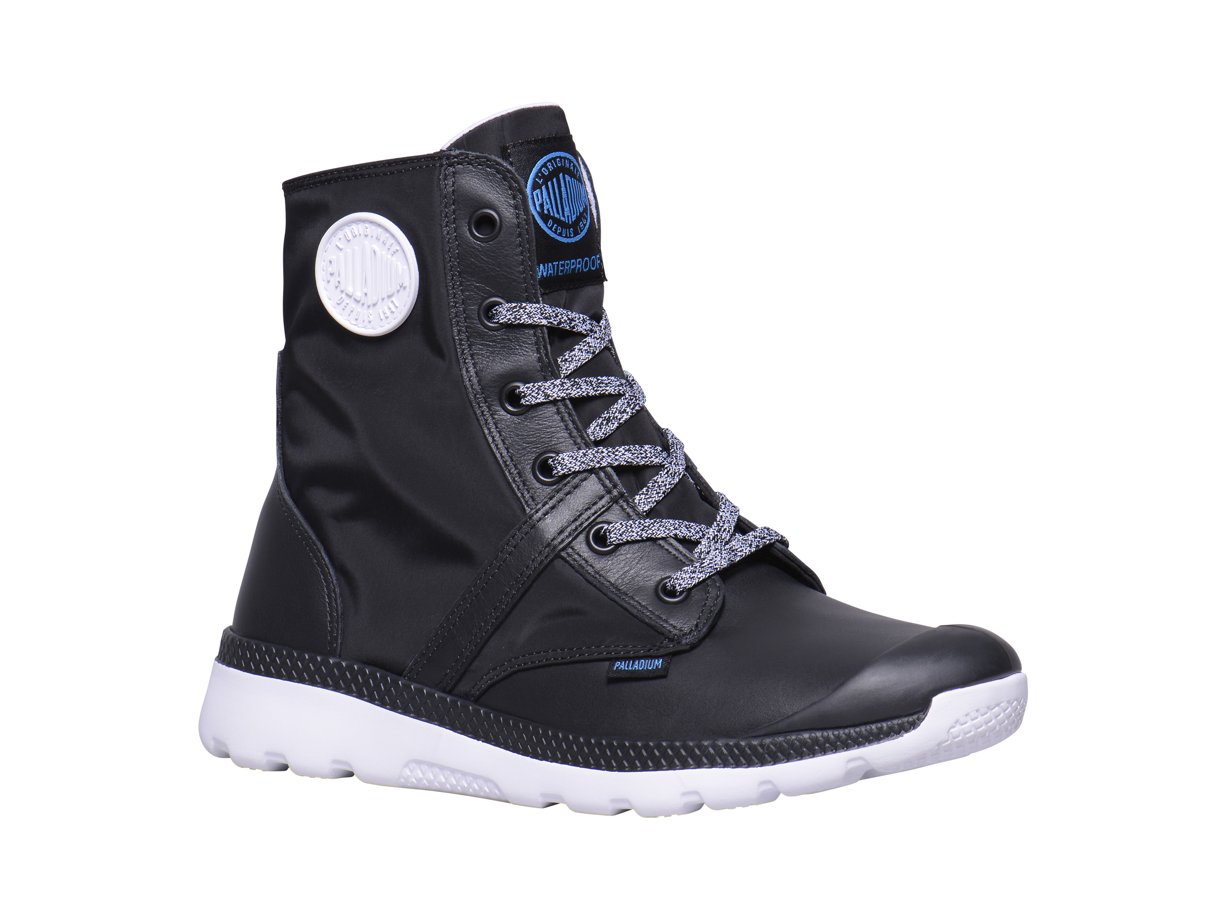 95162-002-M | WOMENS PALLAVILLE HI RISE WATERPROOF | BLACK/WHITE