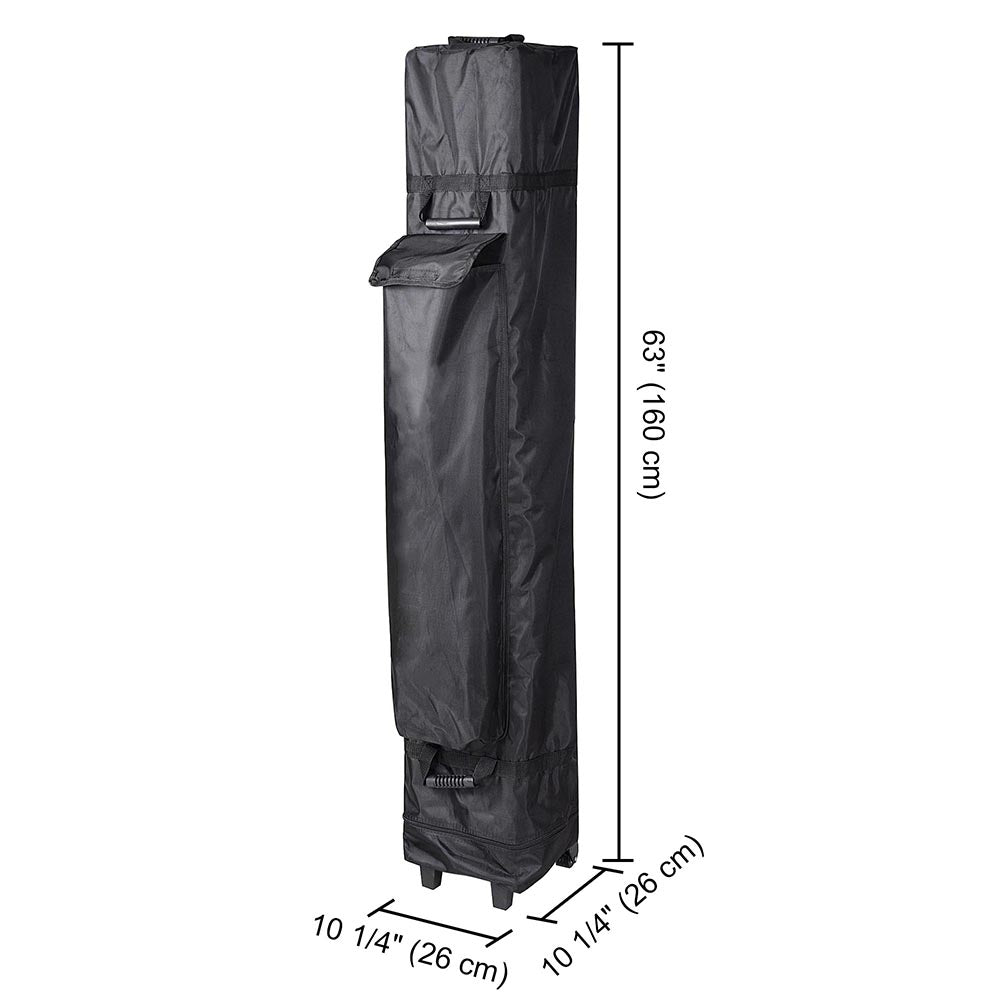 InstaHibit Canopy Storage Bag w/ Wheels 11x11x63 for 10x10