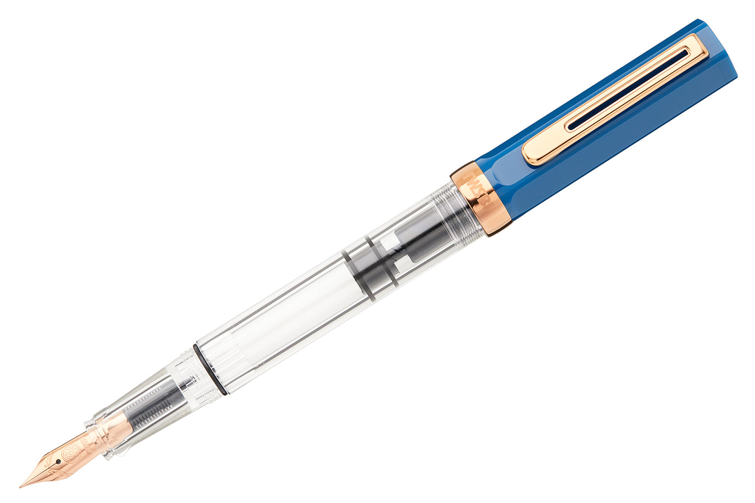 TWSBI ECO Fountain Pen - Indigo Blue w/ Bronze Trim