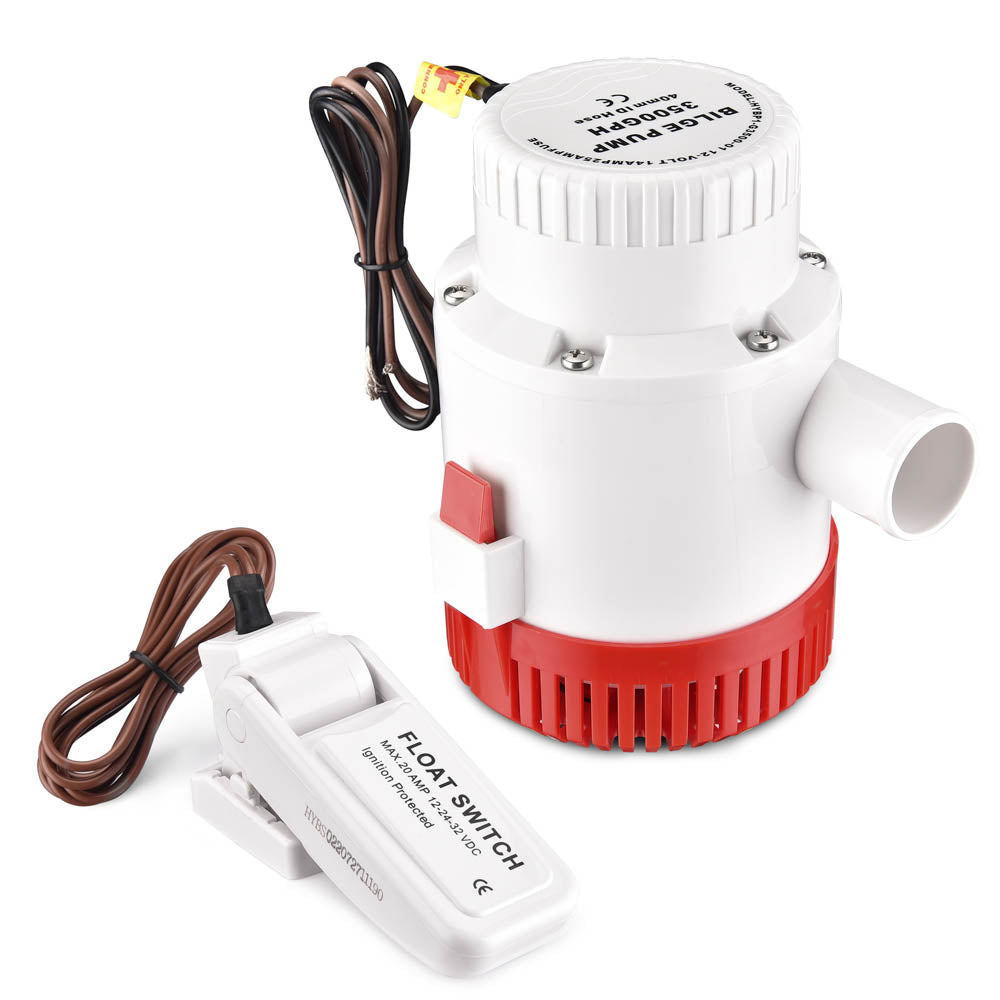 Yescom Marine Boat Electric Bilge Pump 3500Gph 12 Volt