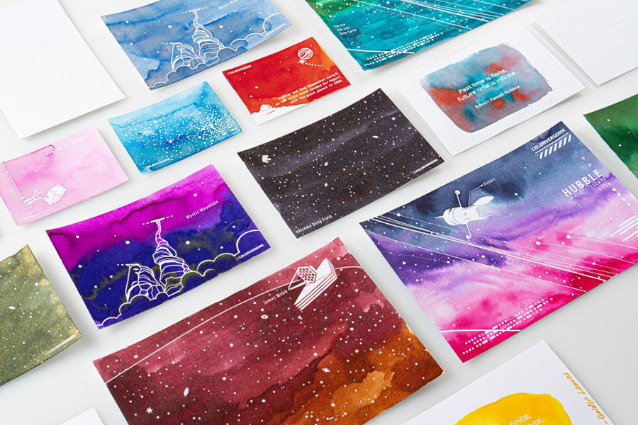 Colorverse Ink Art Cards - Hubble (Size C)