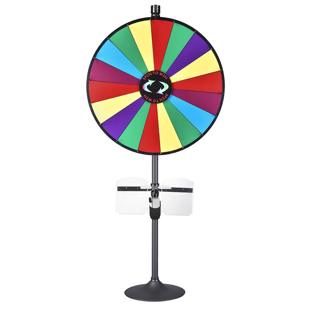 WinSpin 36 Prize Wheel Floor Stand Tabletop 18-Slot