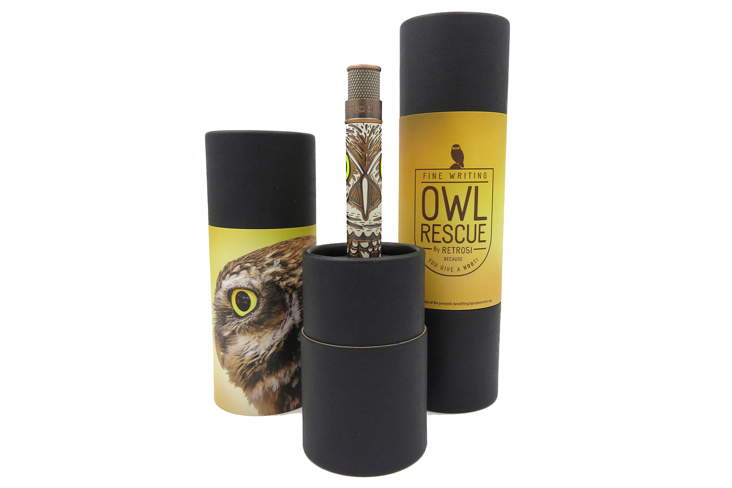 Retro 51 Tornado Rollerball Pen - Owl Rescue