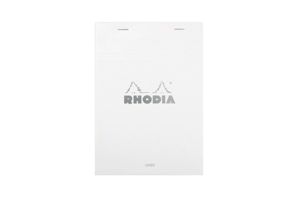 Rhodia No. 16 A5 Notepad - Ice White, Lined