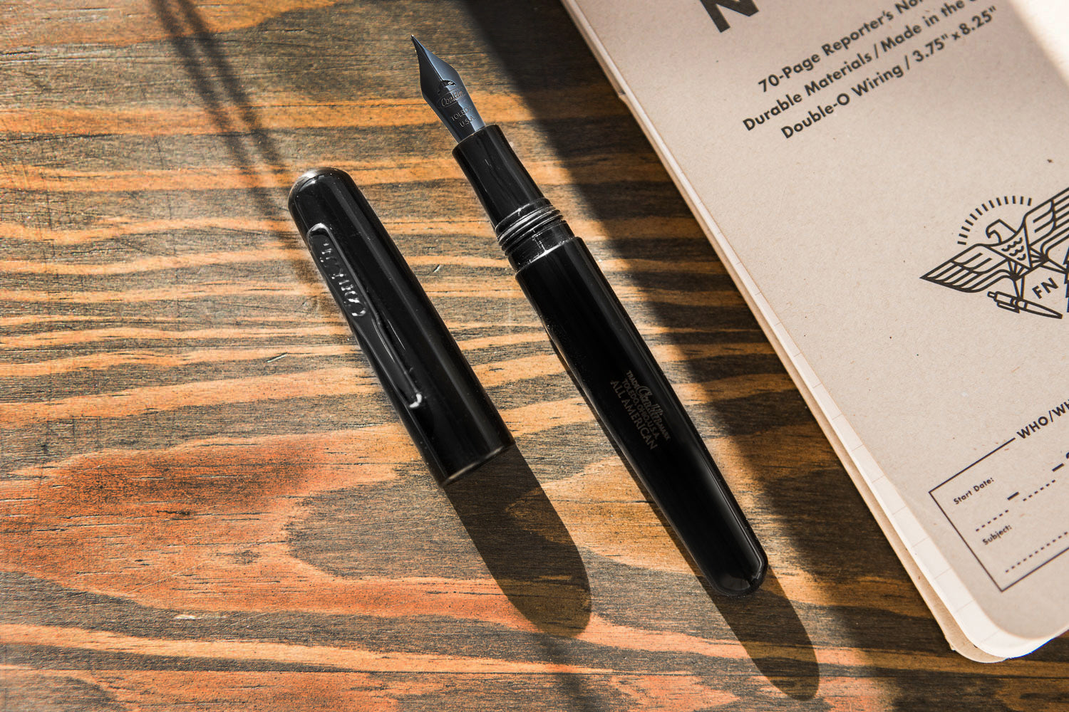 Conklin All American Fountain Pen - Raven Black