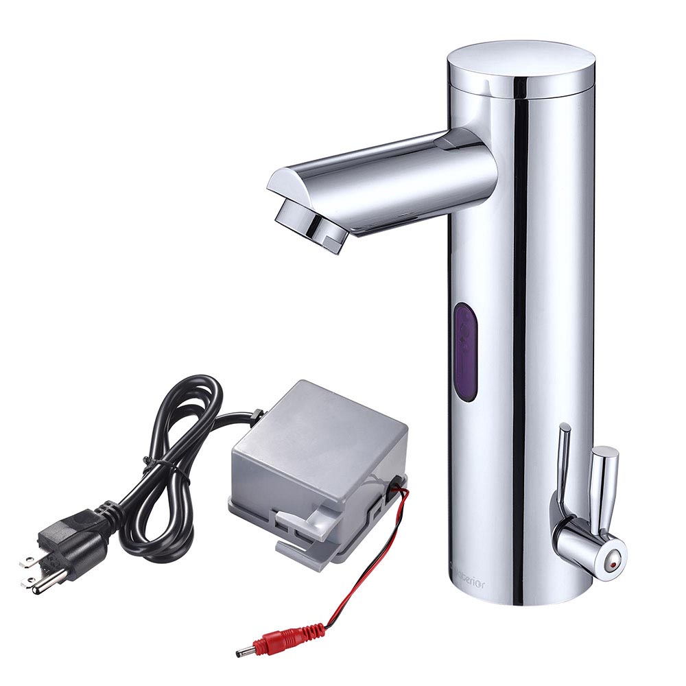 Aquaterior Touchless Lavatory Sink Faucet Hot & Cold 8