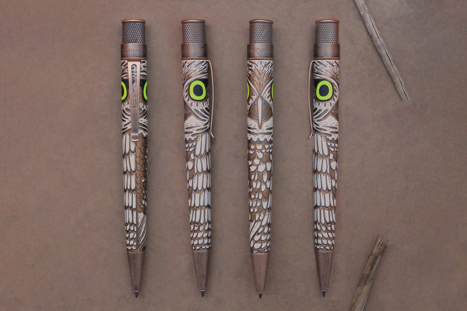 Retro 51 Tornado Rollerball Pen - Owl Rescue