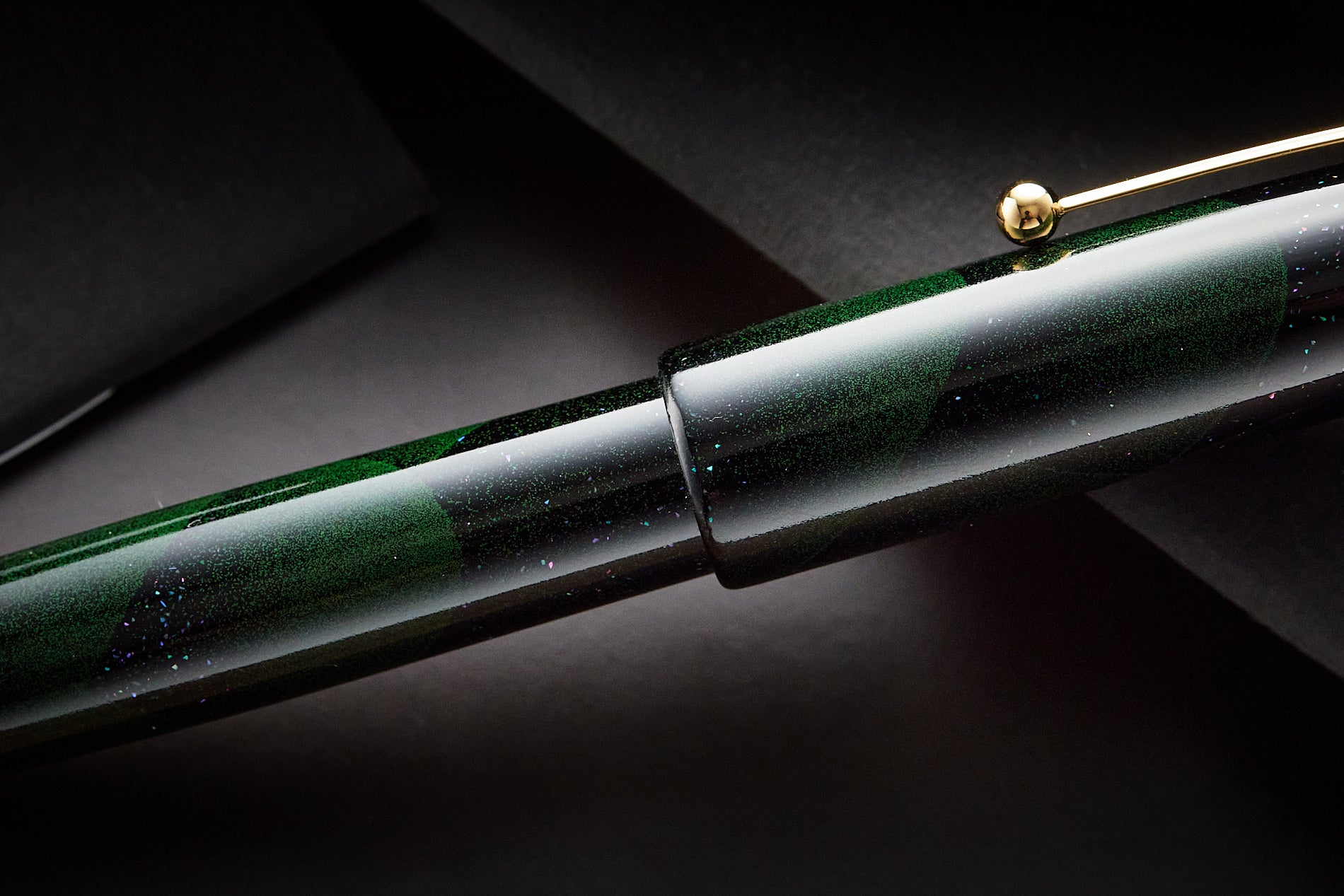 Namiki Aya Maki-e Fountain Pen - Tokiwa Green