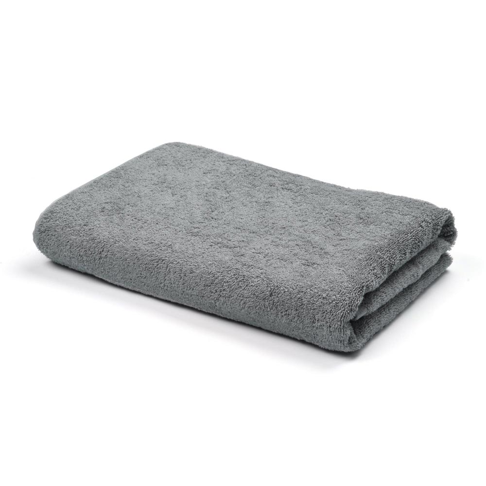 Yescom 28x53 Bath Towel Grey 380Gsm Ring Spun Cotton Hotel