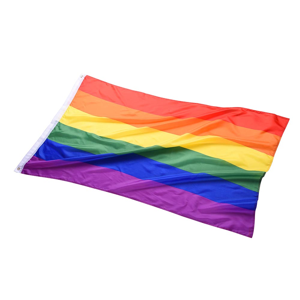 Yescom Rainbow Flag 3x5ft Poly Pride Peace Banner