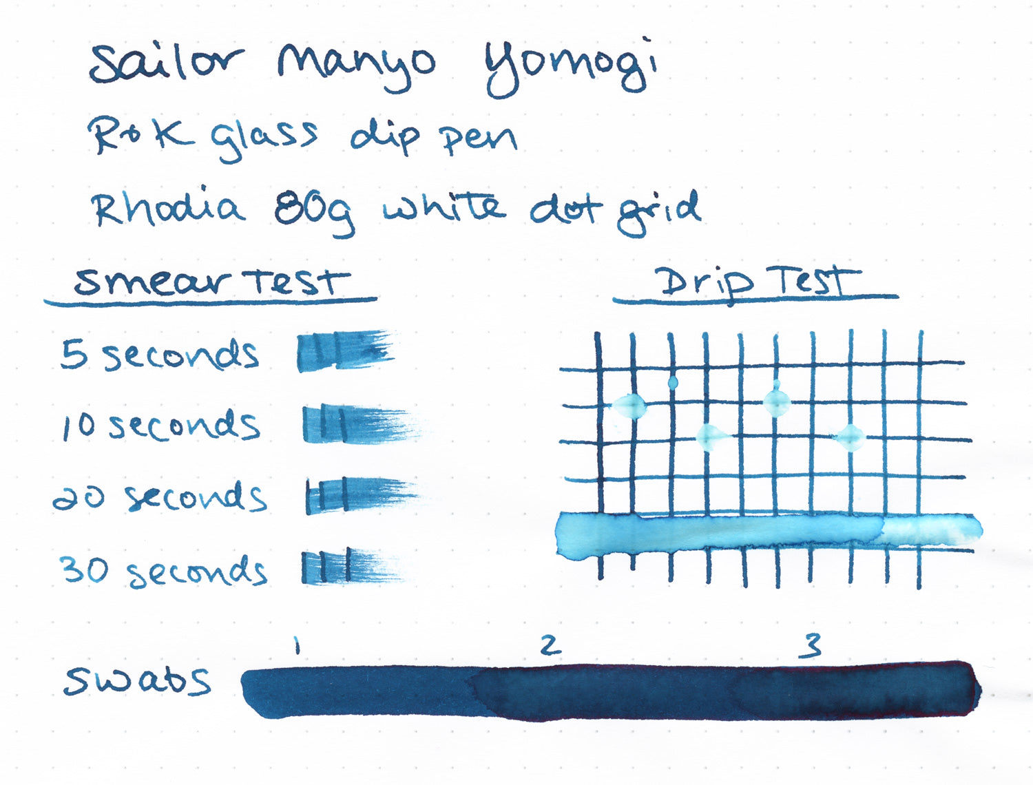 Sailor Manyo Yomogi - Ink Sample