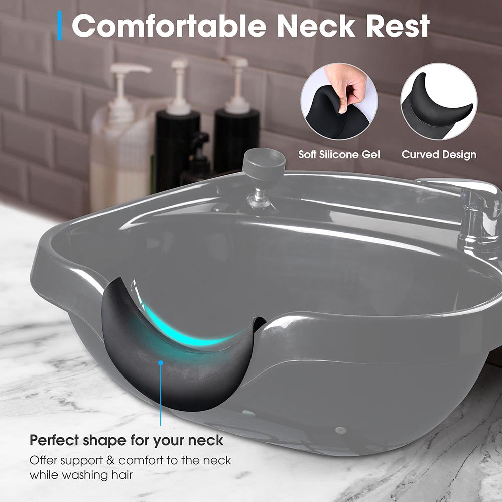 Yescom Neck Rest Gripper Shampoo Basin Durable Gel