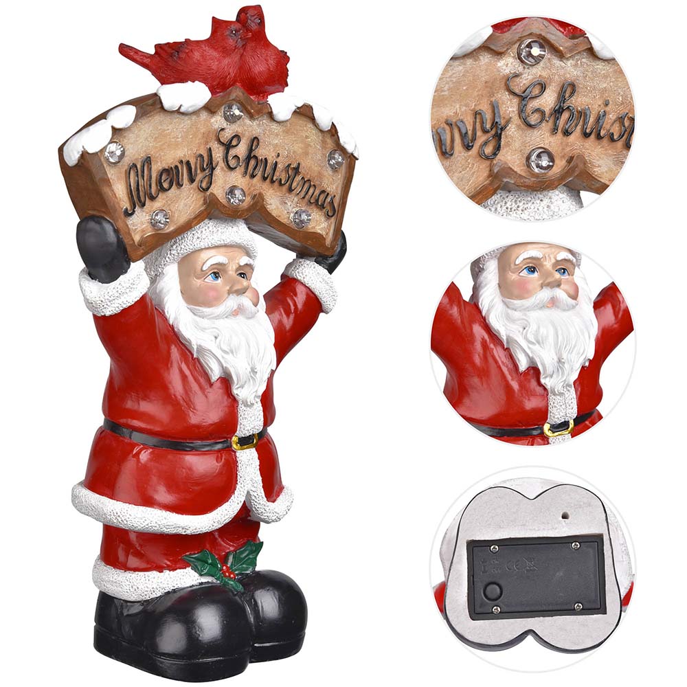 Yescom Pre-lit Christmas Figurine 12 (Santa Snowman Optional)