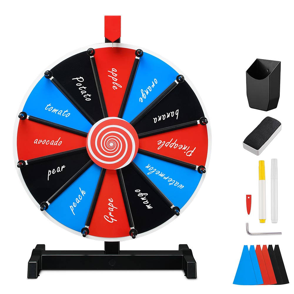 WinSpin 15 Prize Wheel Tabletop Floor Stand 12-Slot