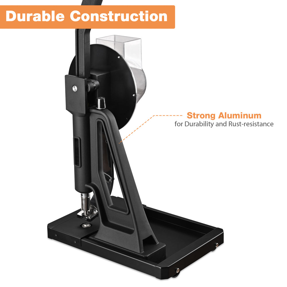 Yescom Semi-auto Grommet Tool Machine w/ 10000pc #2 Nickel Grommets