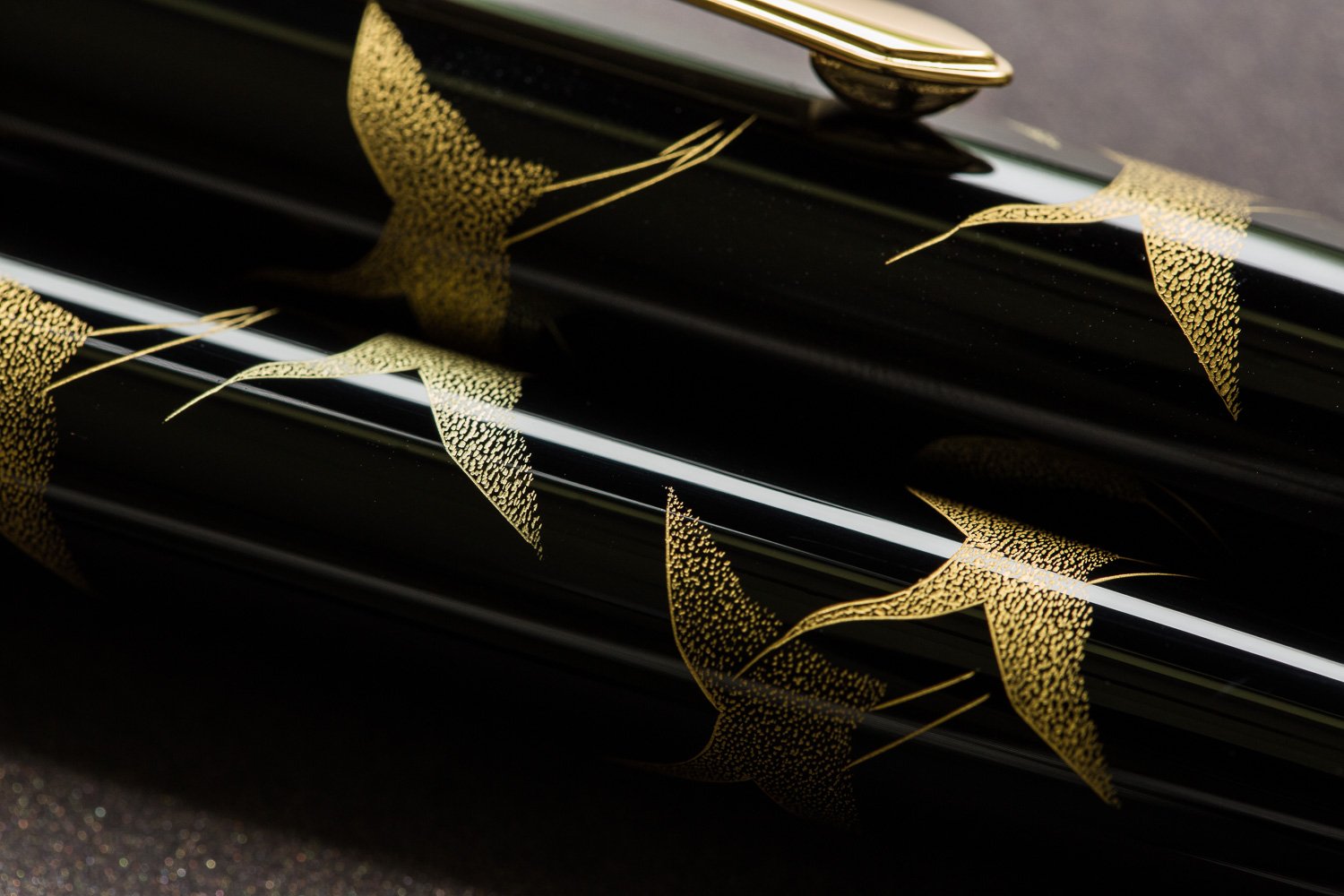 Namiki Chinkin Fountain Pen - Crane