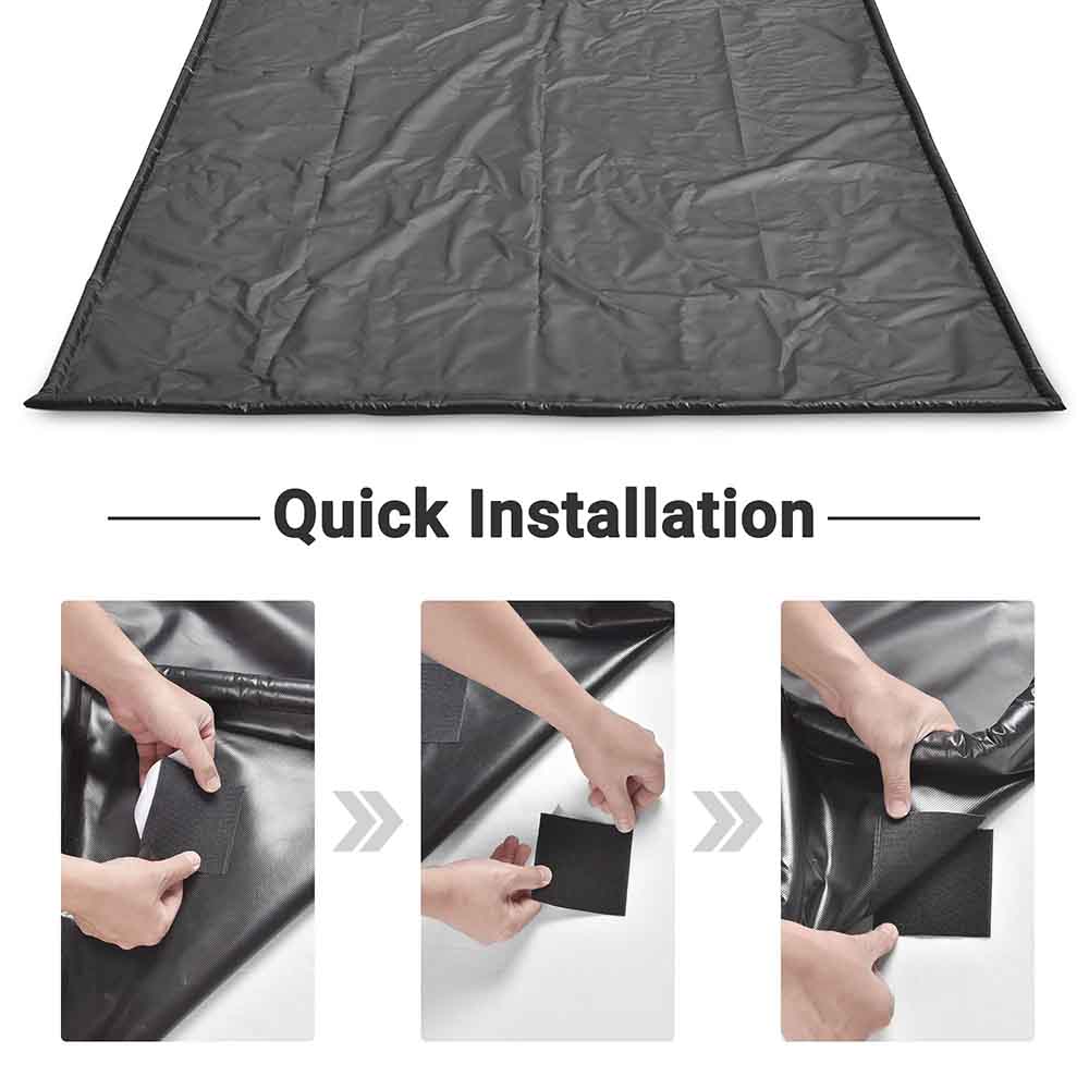 Yescom Garage Floor Containment Mat for Snow 7.8x16ft