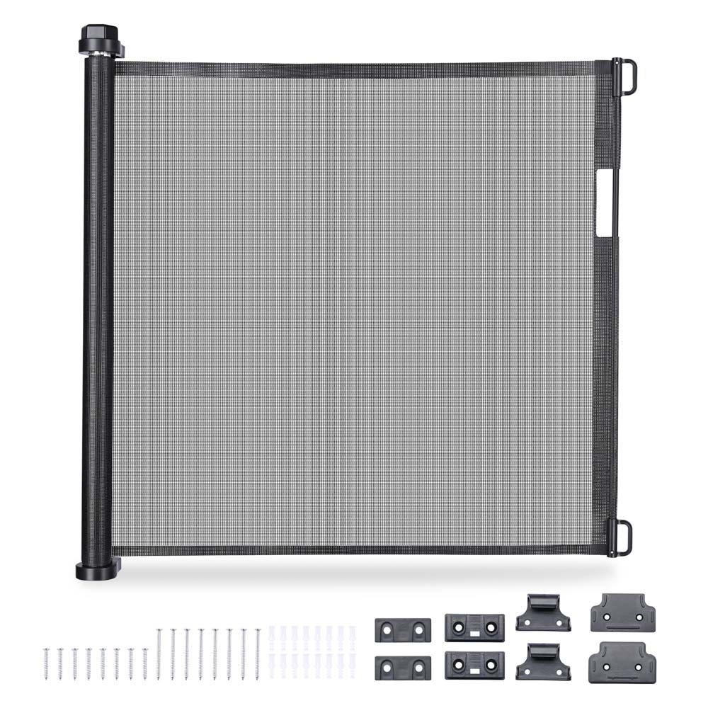 Yescom Retractable Dog Gate for Stairs 118x39