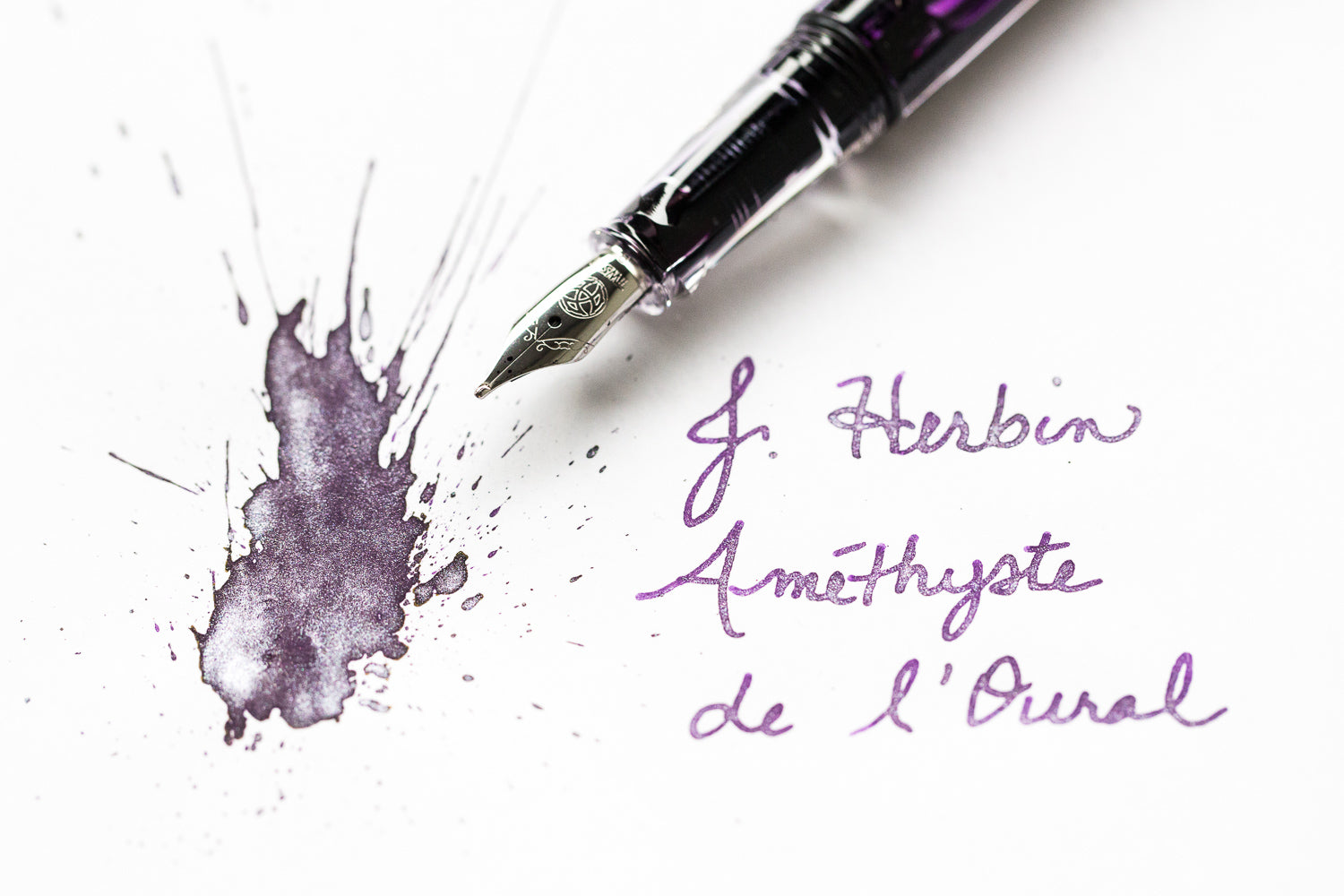 Jacques Herbin 1798 Amethyste de l'Oural - Ink Sample