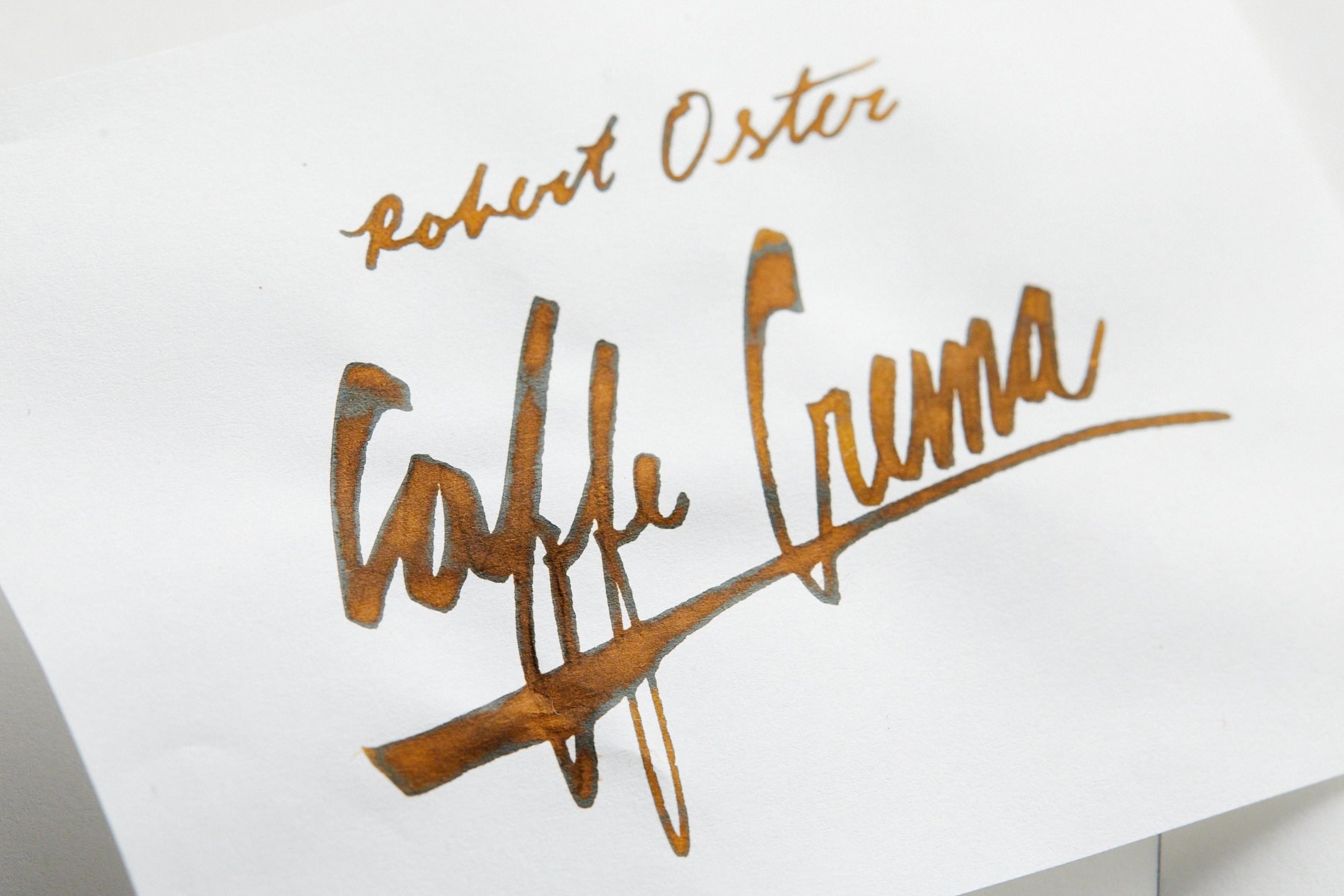 Robert Oster Caffe Crema - Ink Sample