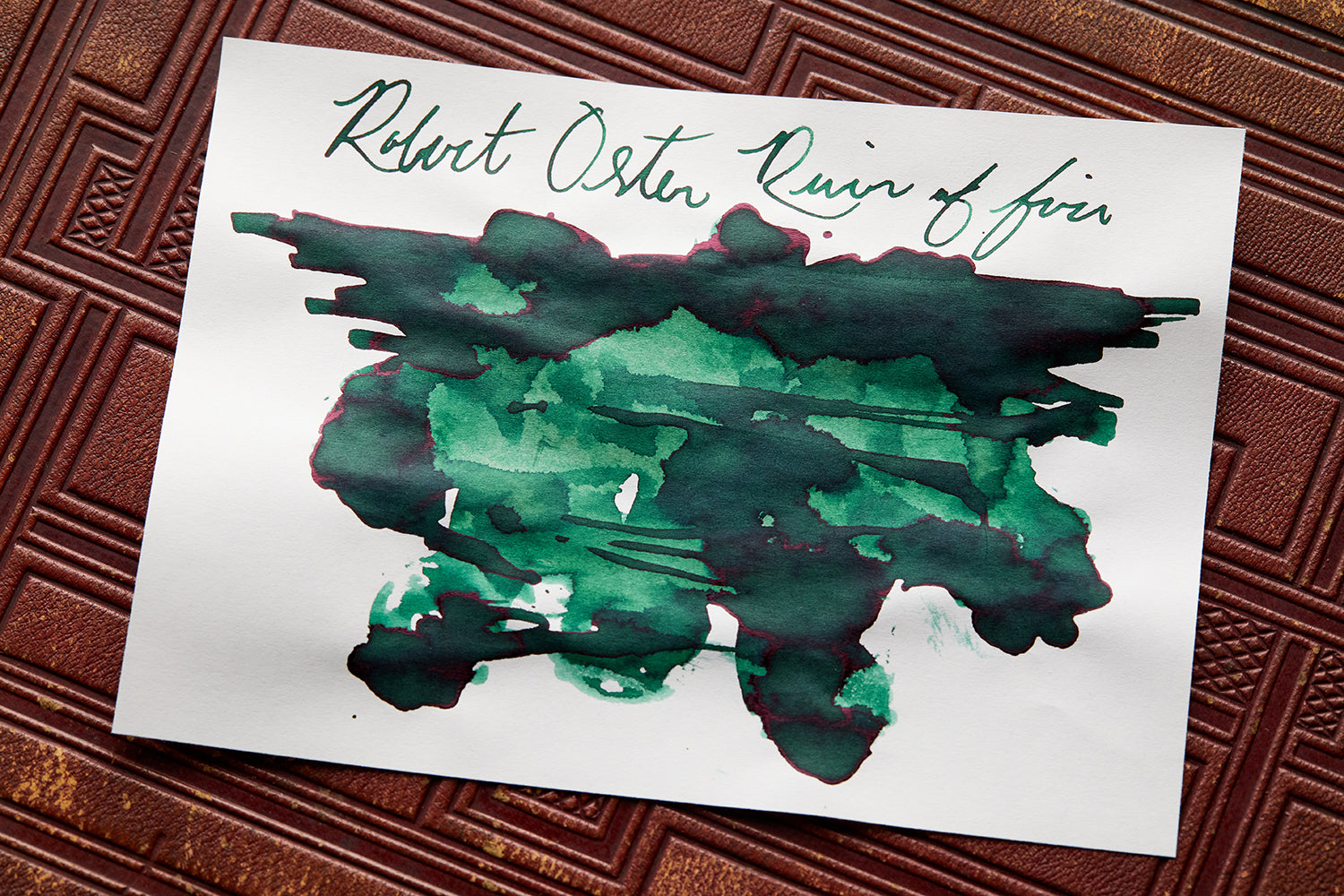 Robert Oster River of Fire - Ink Sample