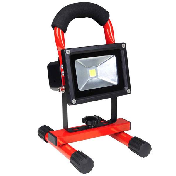 Yescom Rechargeable LED Flood Light Fixture 10W Waterproof