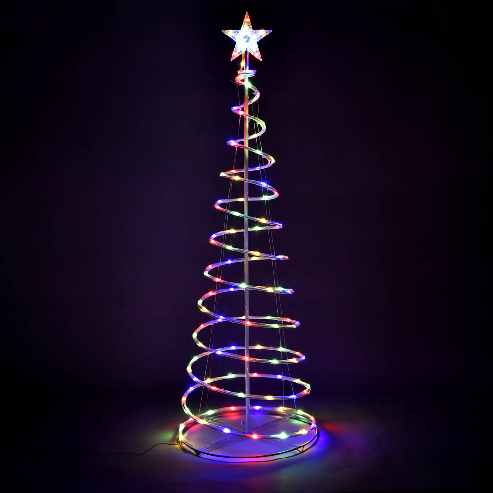 Yescom 5' Lighted Spiral Christmas Tree USB Powered