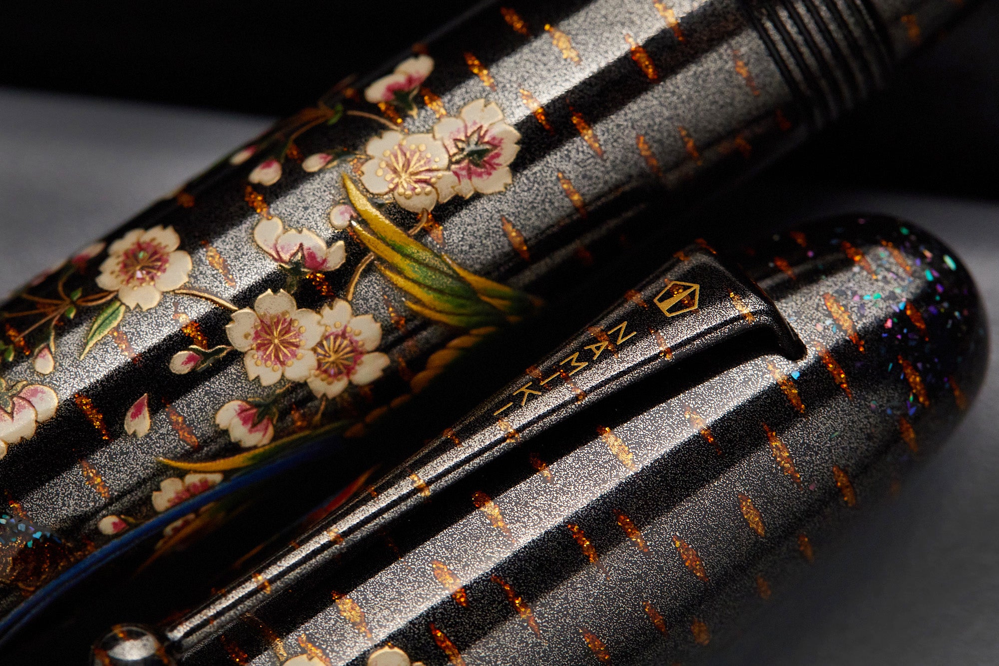 Namiki Emperor Maki-e Fountain Pen - Rakucho Birds and Weeping Cherry Blossom