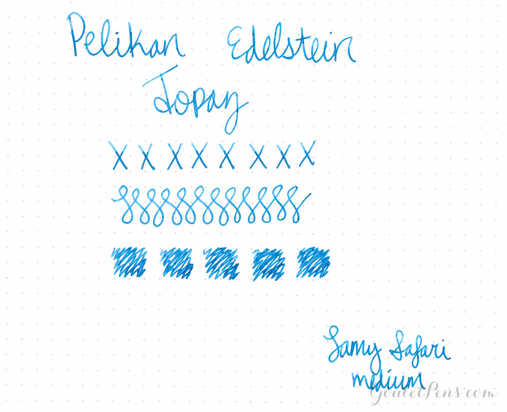 Pelikan Edelstein Topaz - Ink Sample