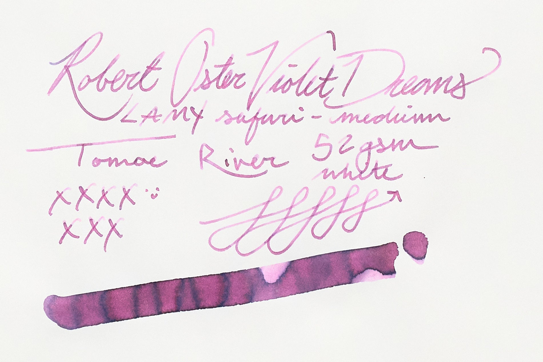 Robert Oster Violet Dreams - 50ml Bottled Ink