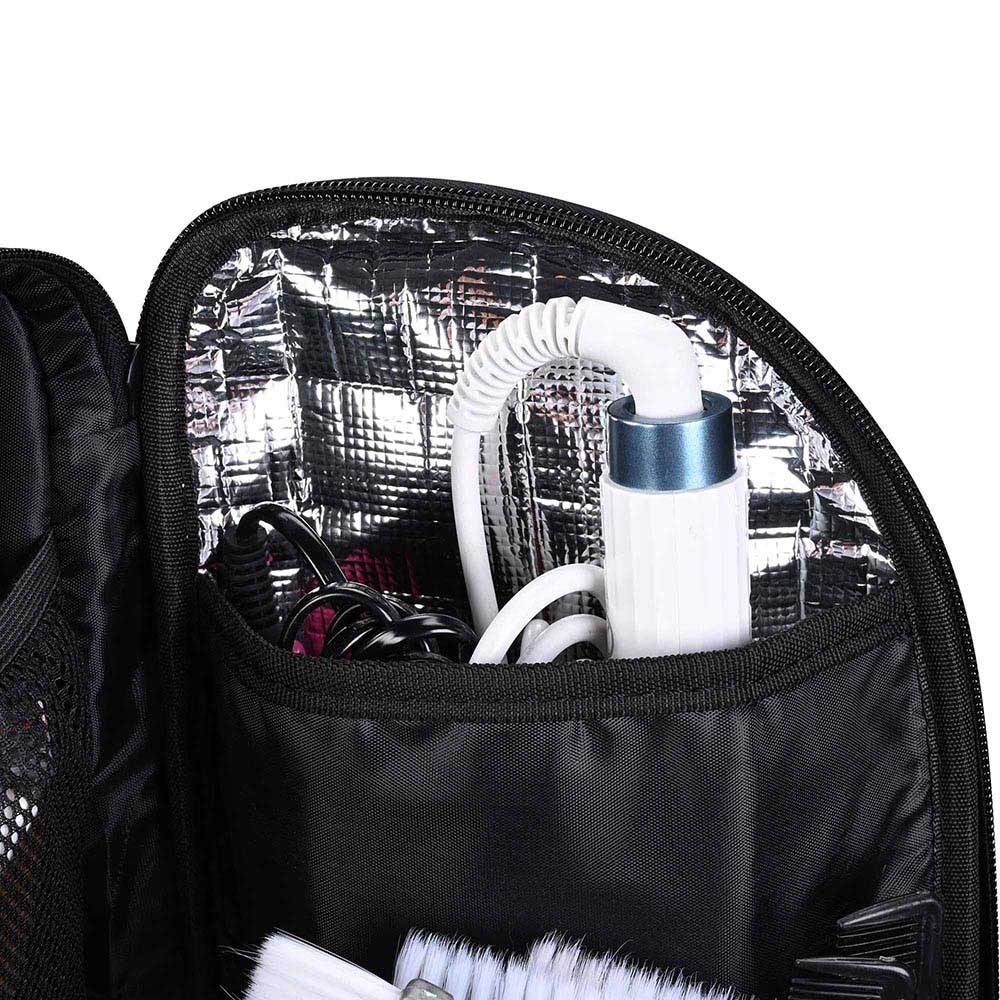 Byootique Hair Stylist Travel Case with Makeup Barber Bag