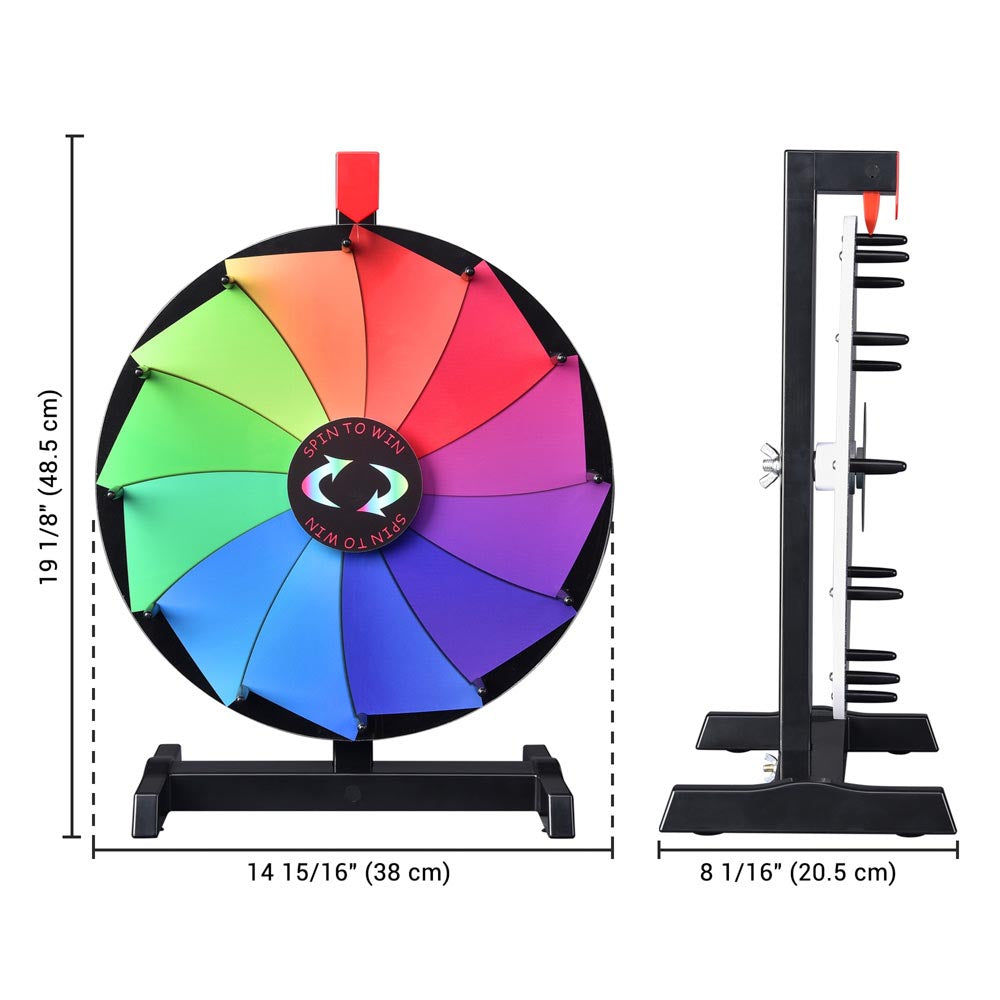 WinSpin 15 Prize Wheel Tabletop Breeze Wheel 12-Slot