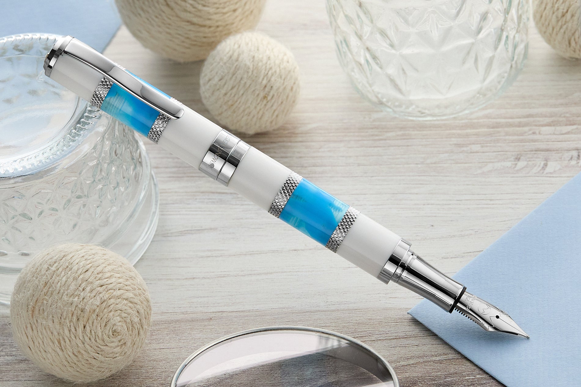 Monteverde Regatta Sport Fountain Pen - Santorini Blue