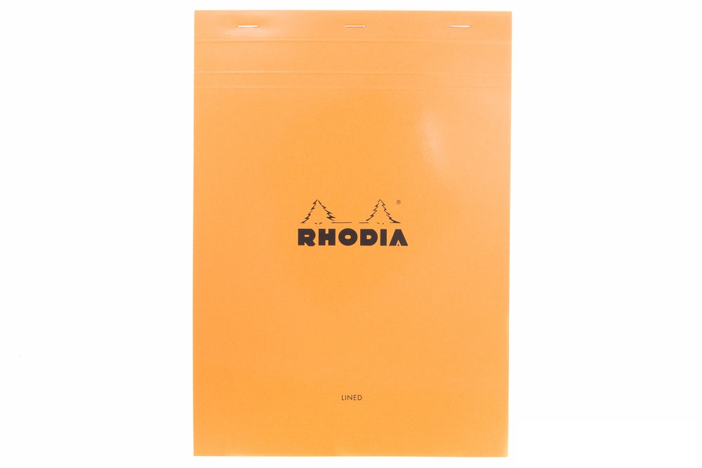 Rhodia No. 18 A4 Notepad - Orange, Lined