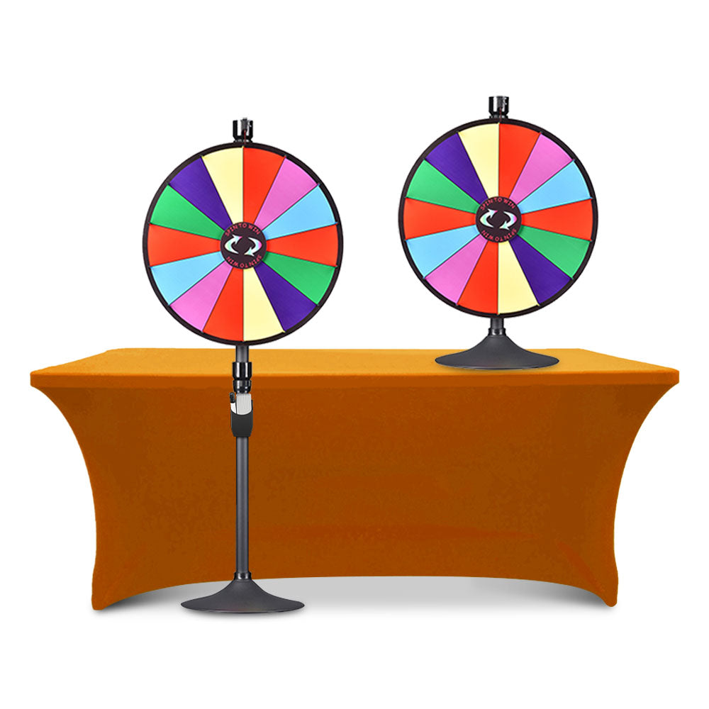 WinSpin 24 14 Slot Floor Stand Color Clicker Dry Erase Prize Wheel