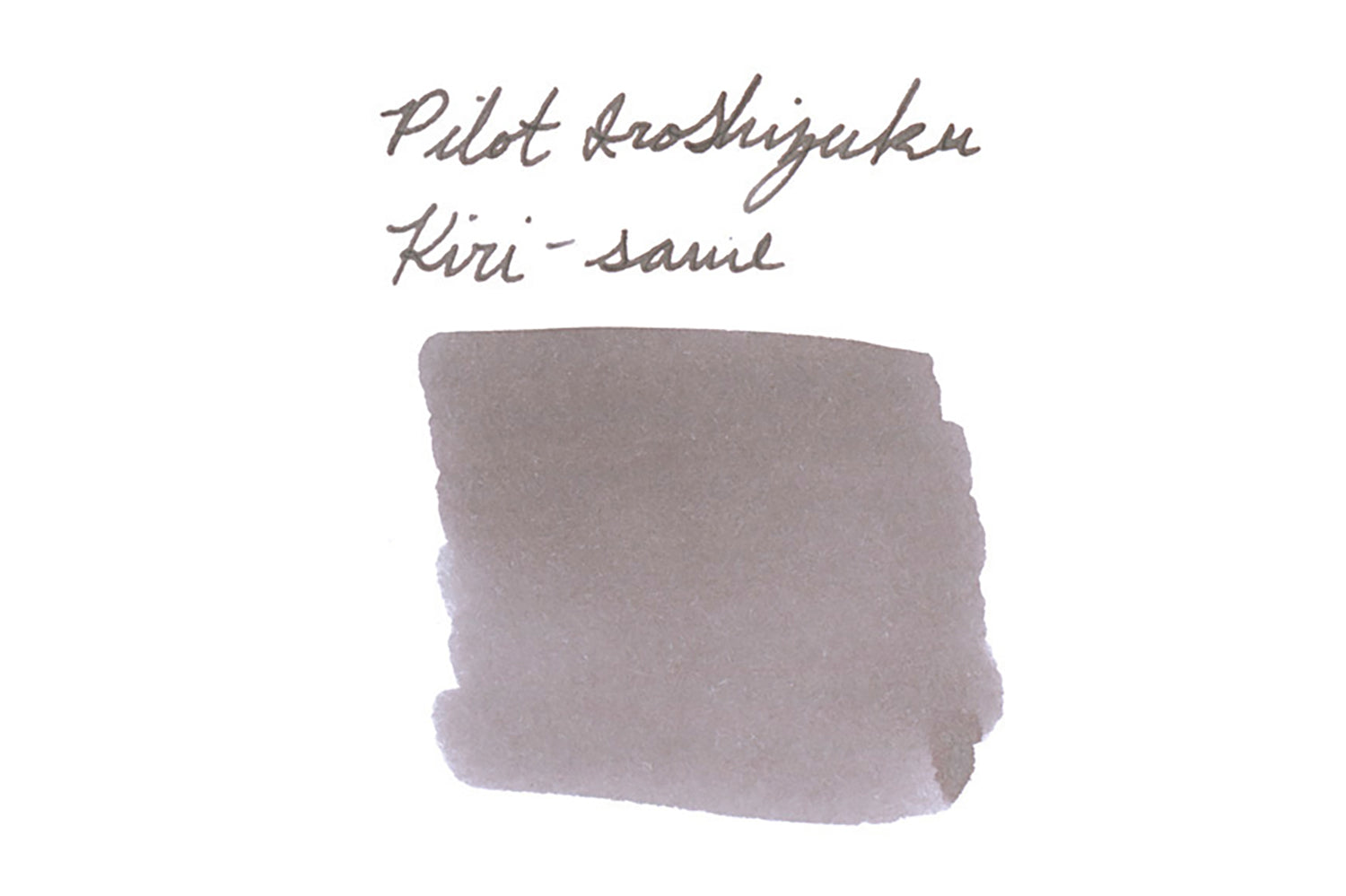 Pilot Iroshizuku Kiri-same - Ink Sample