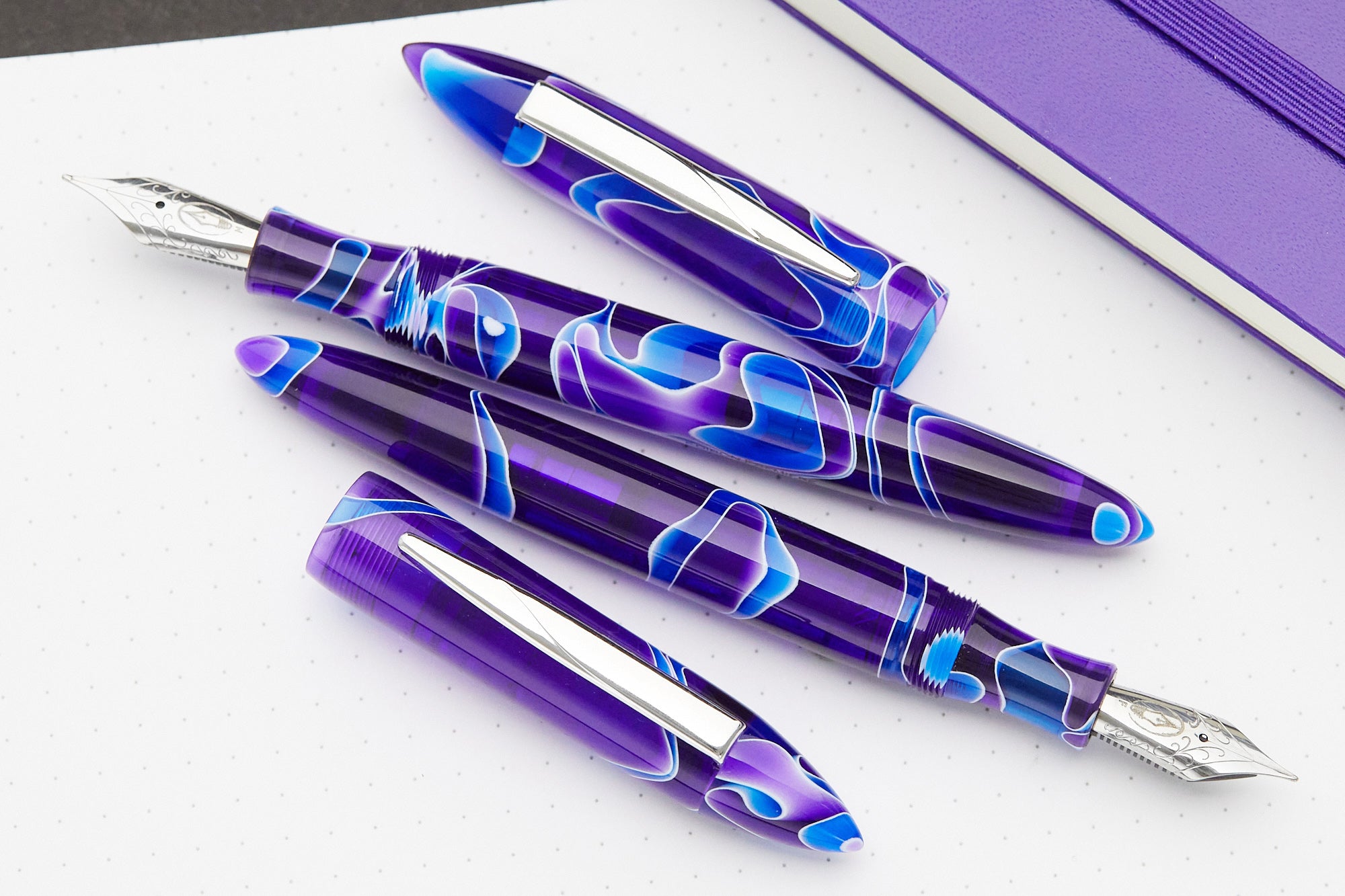 Edison Premiere Fountain Pen - Delphinium