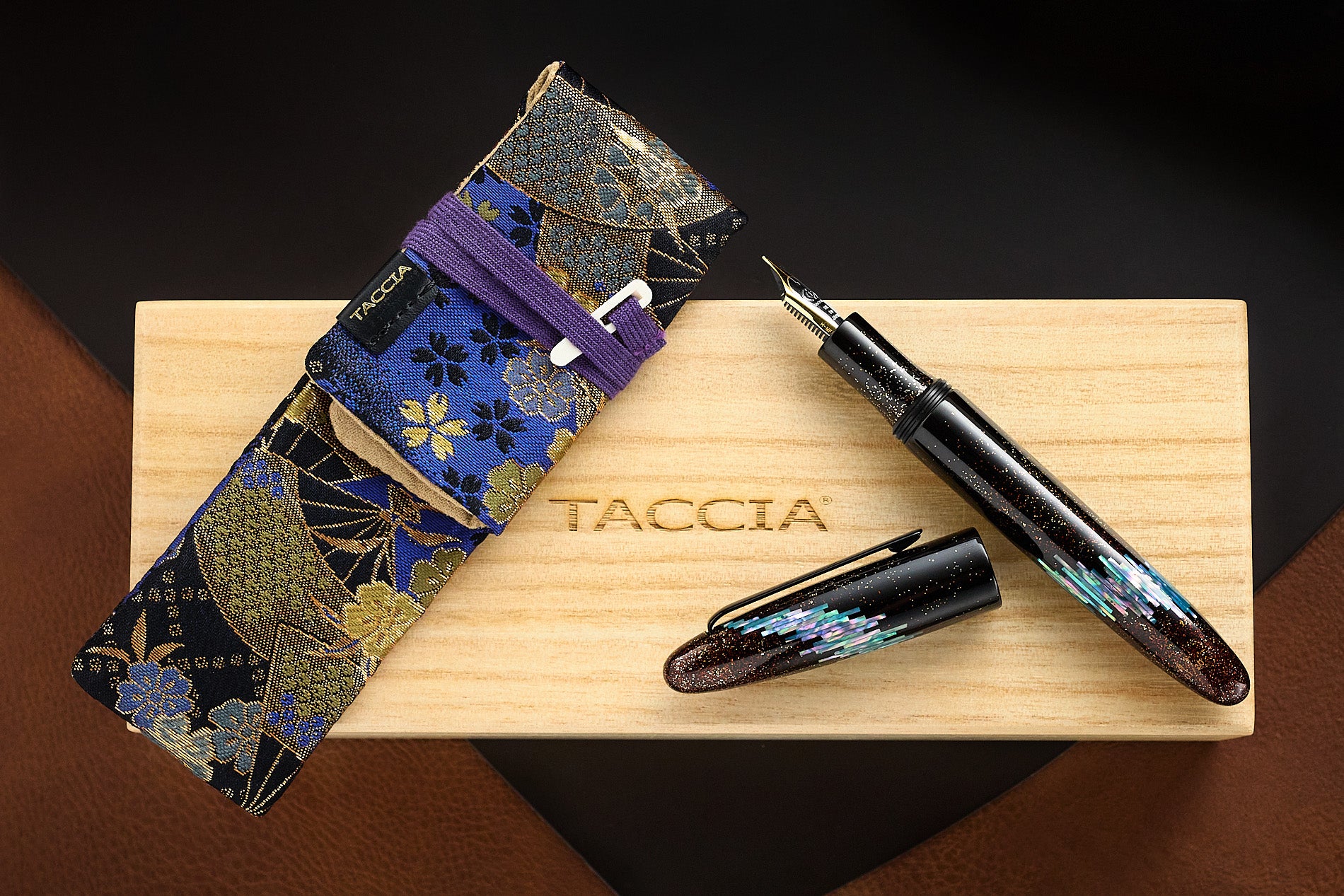 TACCIA Miyabi Bon-Bori Fountain Pen - Aurora Glimmer (Limited Edition)