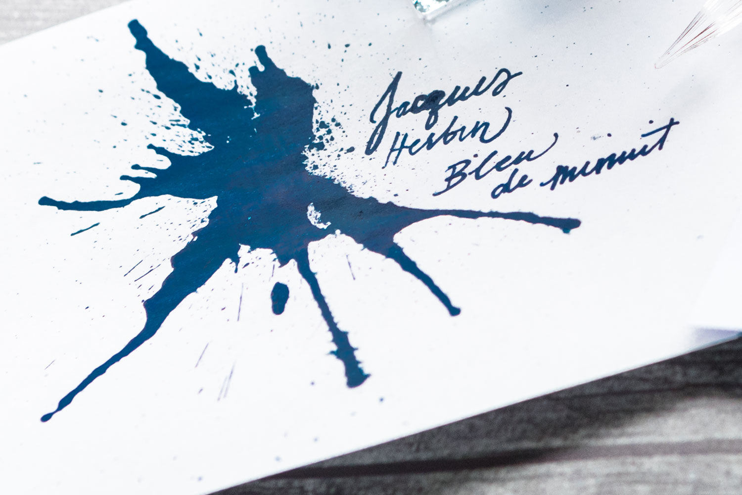 Jacques Herbin Bleu de Minuit - Ink Sample