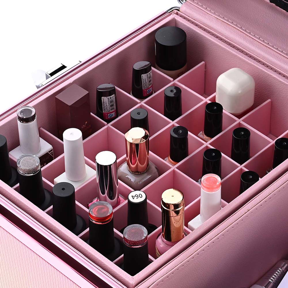 Byootique Adjustable Nail Polish Divider for Manicure Drawer